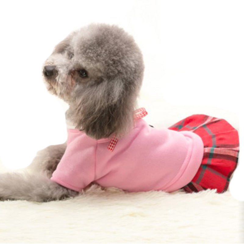 KFX-8469053 Couple's Polyester Skirt for Pets - Universal Fit, European and American Style