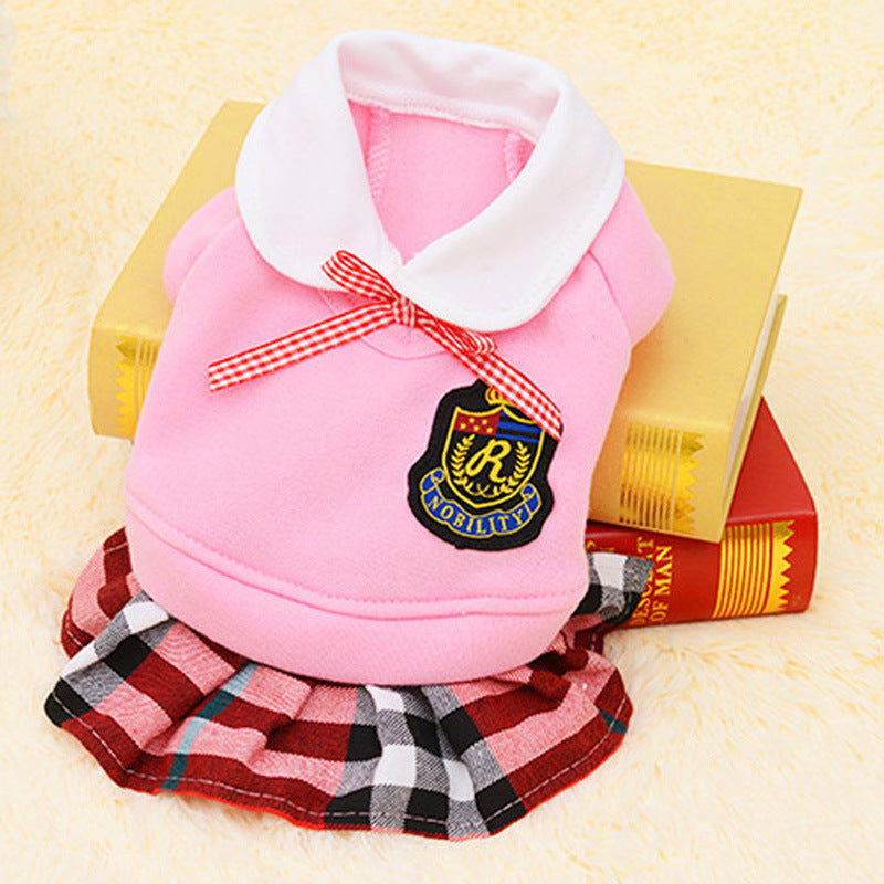 KFX-8469053 Couple's Polyester Skirt for Pets - Universal Fit, European and American Style