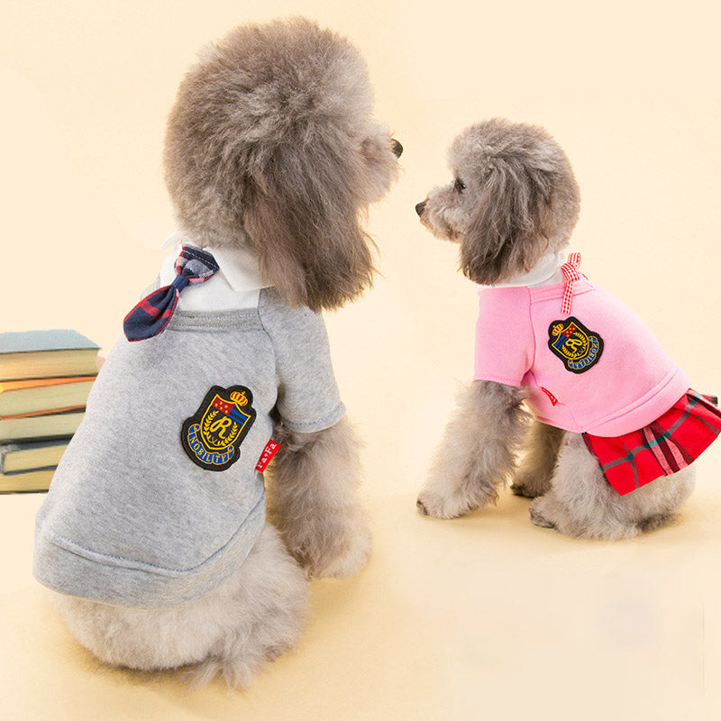 KFX-8469053 Couple's Polyester Skirt for Pets - Universal Fit, European and American Style