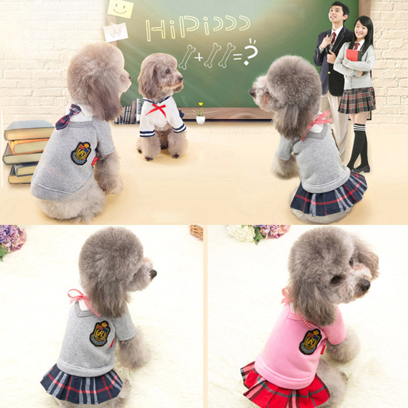 KFX-8469053 Couple's Polyester Skirt for Pets - Universal Fit, European and American Style