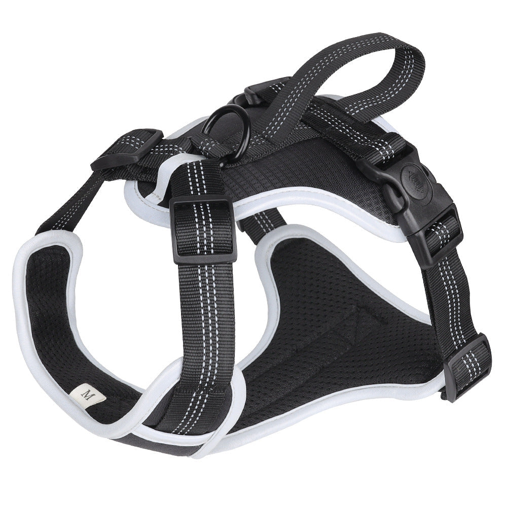 KFX-8469949 Explosion-Proof Chest Strap Vest for Pets with Hand-Holding Rope - Available in Multiple Colors