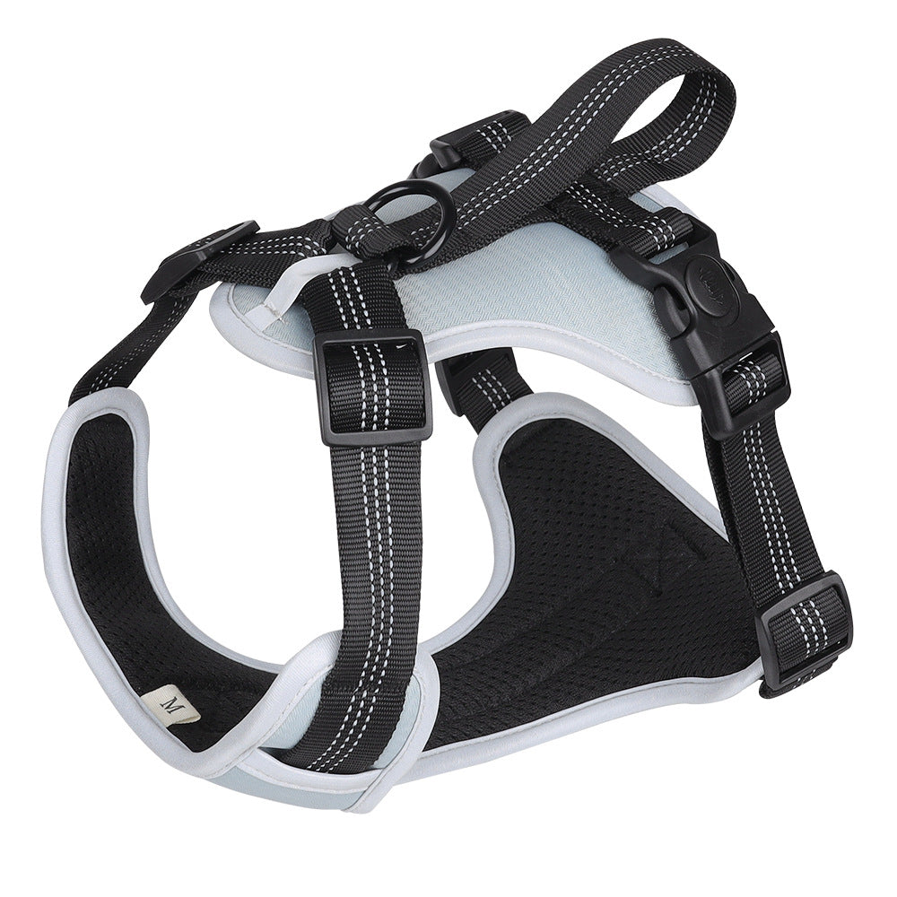 KFX-8469949 Explosion-Proof Chest Strap Vest for Pets with Hand-Holding Rope - Available in Multiple Colors
