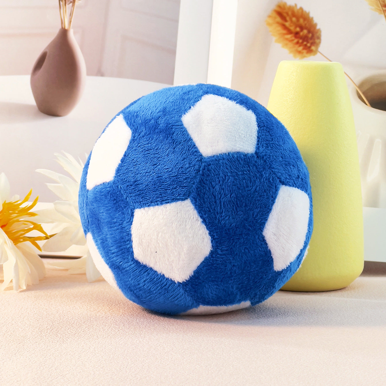 KFX-8470333 Interactive Plush Football and Rugby Dog Training Toy