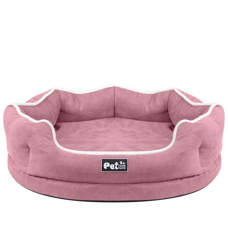 KFX-8470717 Memory Foam Pet Sofa Cushion - Comfortable, Tear-Resistant Nest in Blue, Pink, Grey (S & L Sizes)