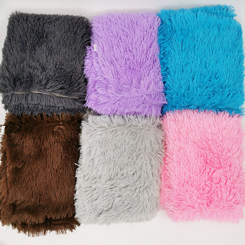 KFX-8472509 Warm Plush Dog and Cat Blanket - Cozy Pet Mat Available in Multiple Sizes