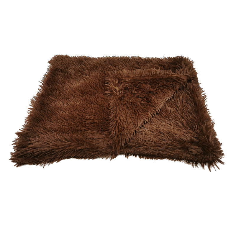 KFX-8472509 Warm Plush Dog and Cat Blanket - Cozy Pet Mat Available in Multiple Sizes
