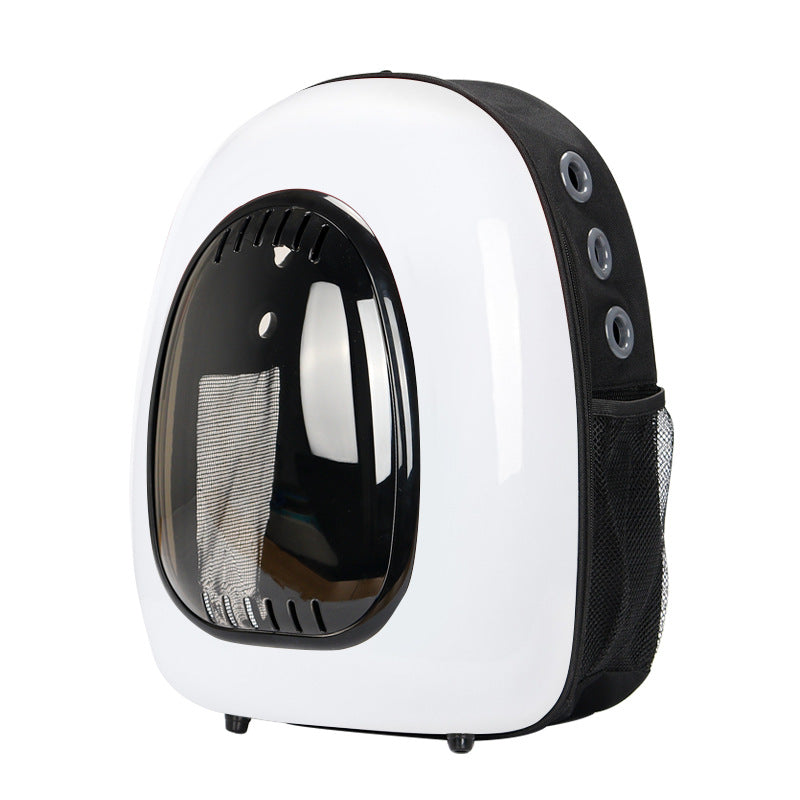 KFX-8472893 Intelligent Temperature Control Double Shoulder Transparent Cat Carrier Backpack