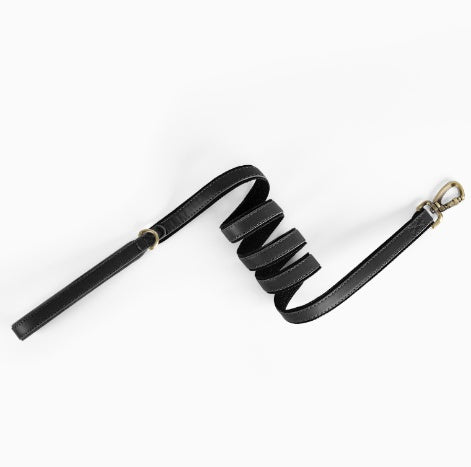 KFX-8476221 Durable Leather Pet Leash with Comfortable Grip for Training and Walking