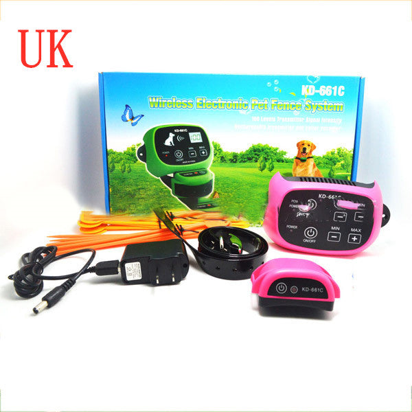 KFX-8484157 Wireless Electronic Pet Dog Fence System - Safe Boundary with Receiver Collar, 500 Meter Range