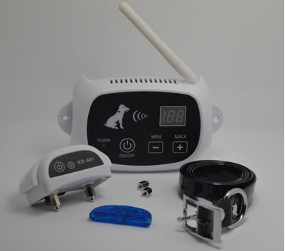 KFX-8484157 Wireless Electronic Pet Dog Fence System - Safe Boundary with Receiver Collar, 500 Meter Range
