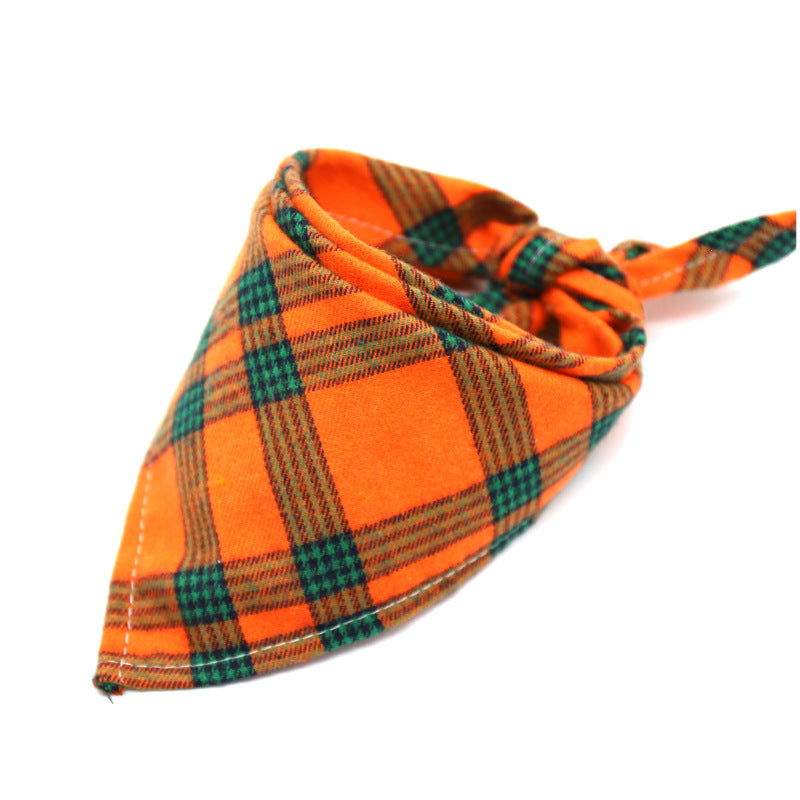 KFX-8495293 Thick Cotton Flannel Triangle Scarf - 40x40x58cm
