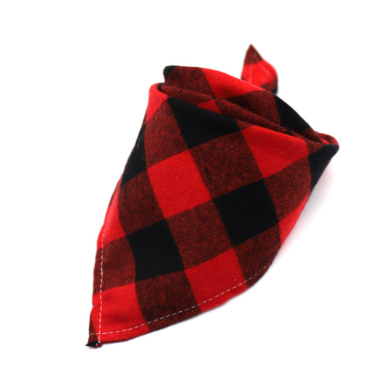 KFX-8495293 Thick Cotton Flannel Triangle Scarf - 40x40x58cm