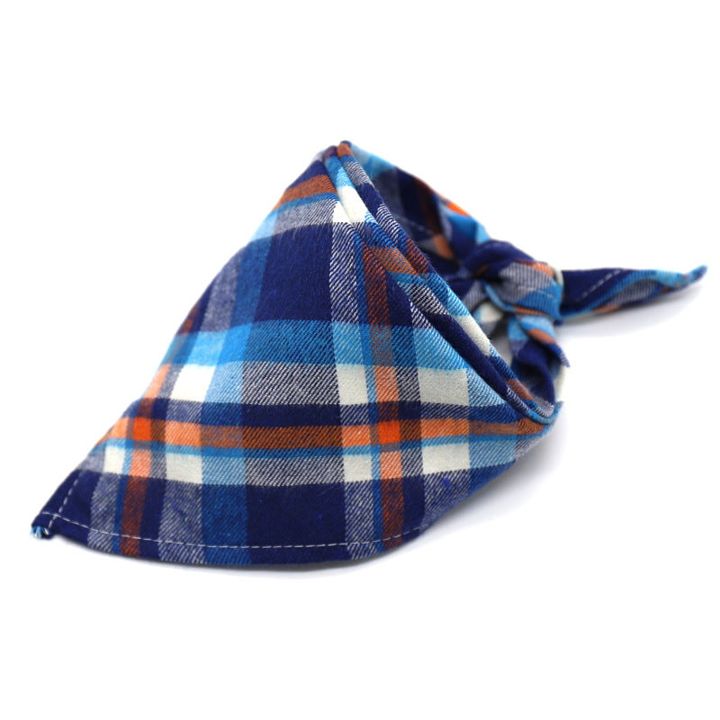 KFX-8495293 Thick Cotton Flannel Triangle Scarf - 40x40x58cm