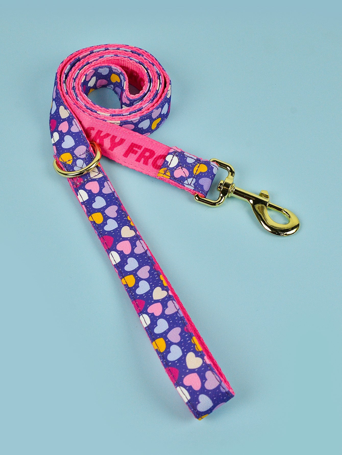 KFX-8497469 Valentine's Day Romantic Hand Holding Rope - Colorful Polyester Love Edition