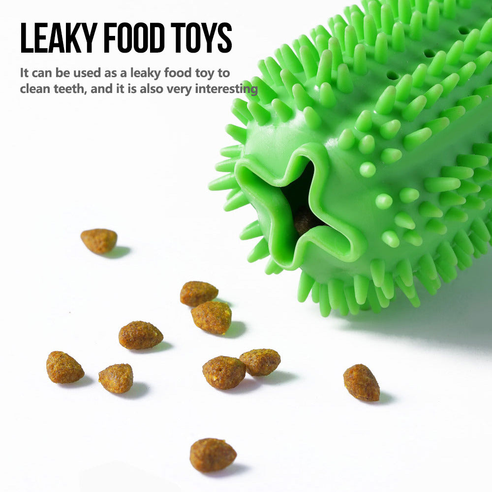 KFX-8498493 Dog Toothbrush Chew Toy with Suction Cup - Soft TPR Material for Dental Care