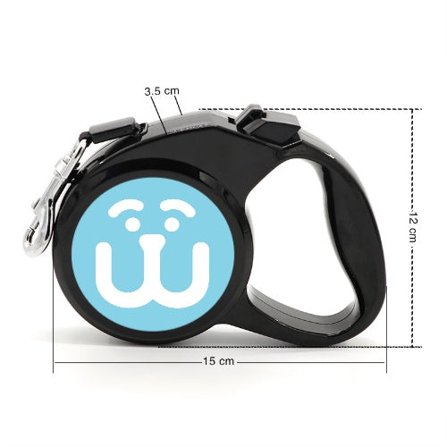 KFX-8499517 Retractable 3-Meter Automatic Dog Leash with Personalized Design