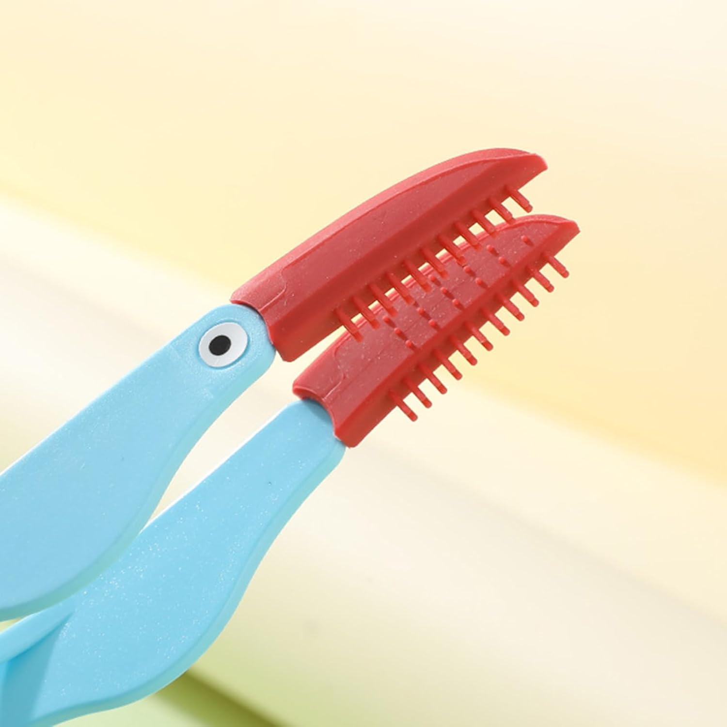 KFX-8500925 Soft Silicone Pet Tear Stain Remover Brush for Cats and Dogs Easy Grip Grooming Tool
