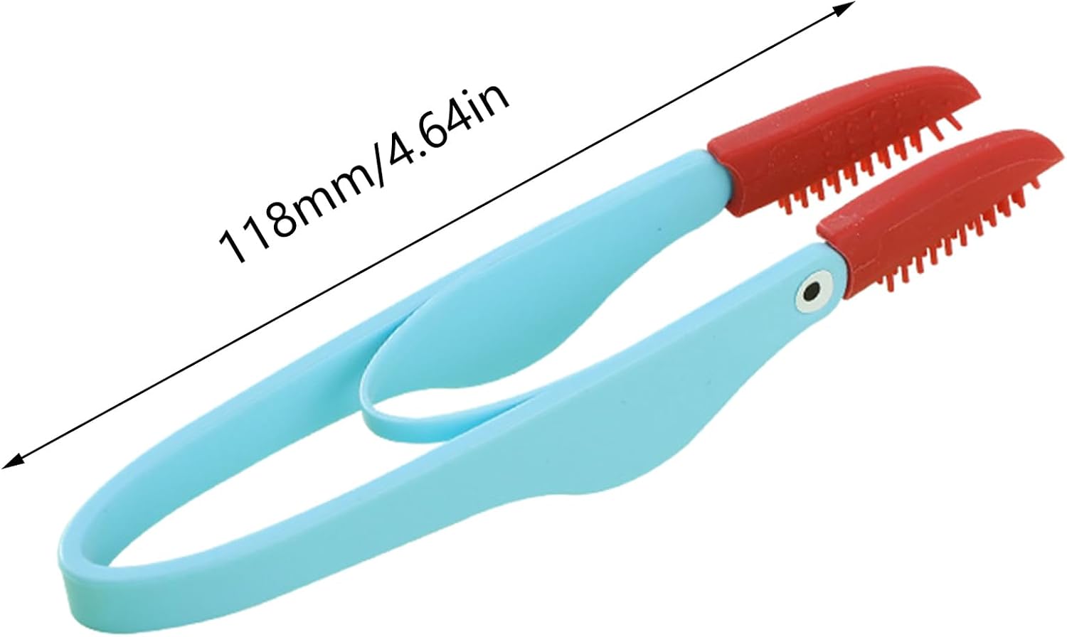 KFX-8500925 Soft Silicone Pet Tear Stain Remover Brush for Cats and Dogs Easy Grip Grooming Tool
