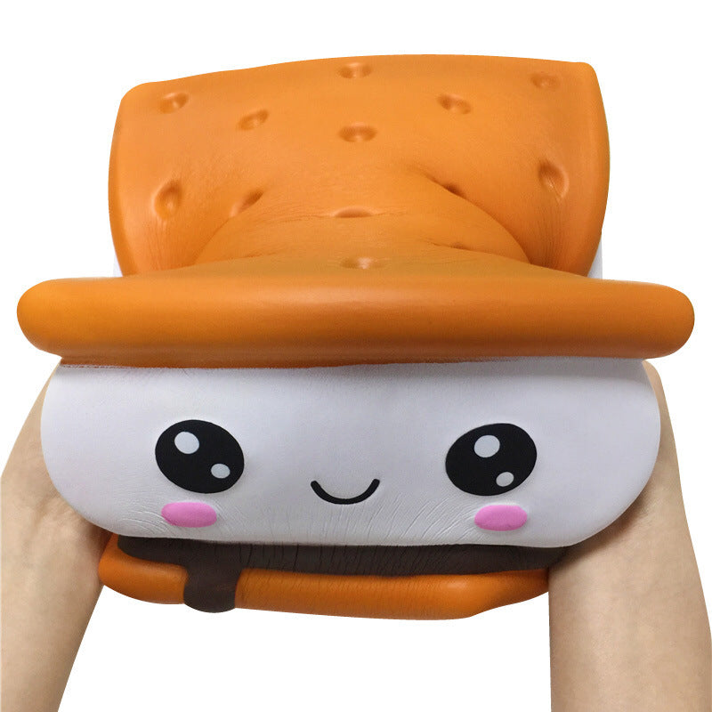 KFX-8504253 Super Large Slow Resilience Biscuit Shaped Toy for Relaxation and Fun