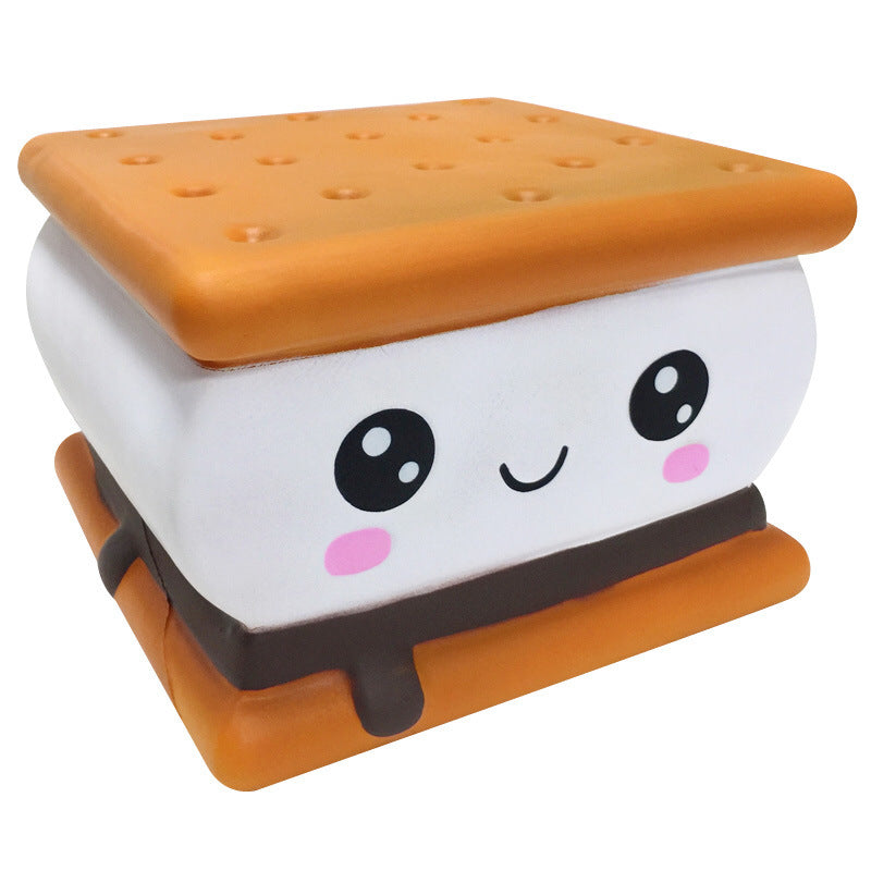 KFX-8504253 Super Large Slow Resilience Biscuit Shaped Toy for Relaxation and Fun