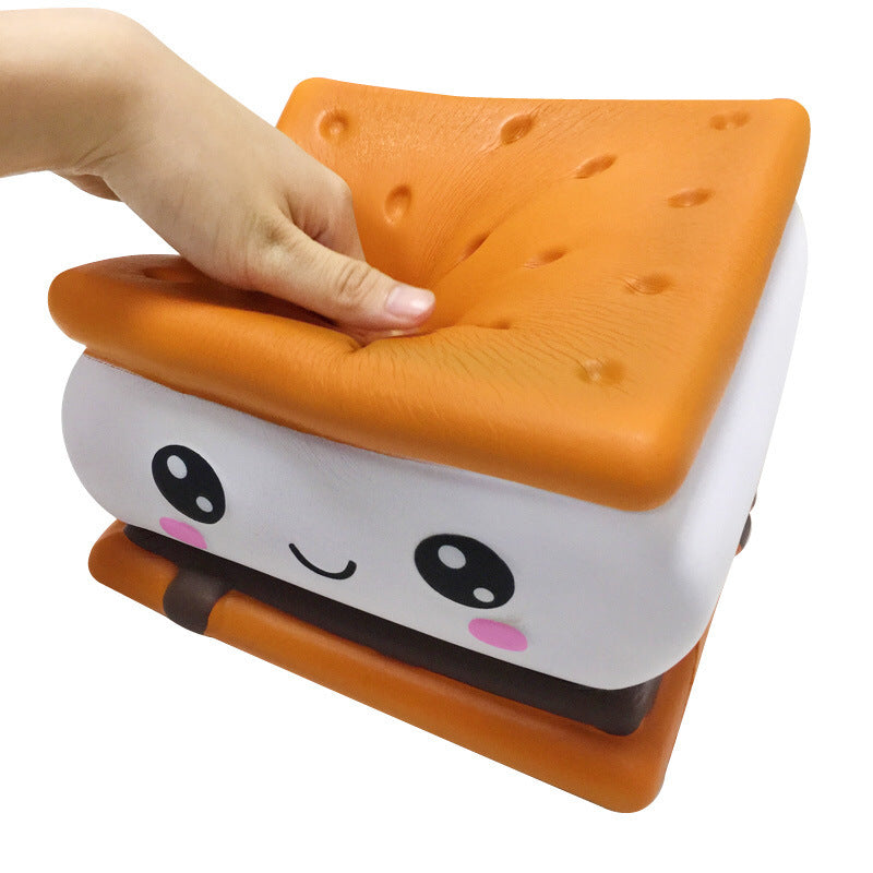 KFX-8504253 Super Large Slow Resilience Biscuit Shaped Toy for Relaxation and Fun