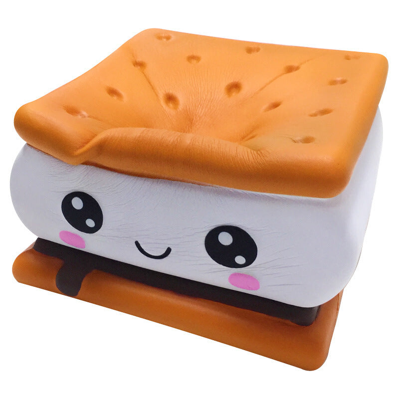 KFX-8504253 Super Large Slow Resilience Biscuit Shaped Toy for Relaxation and Fun