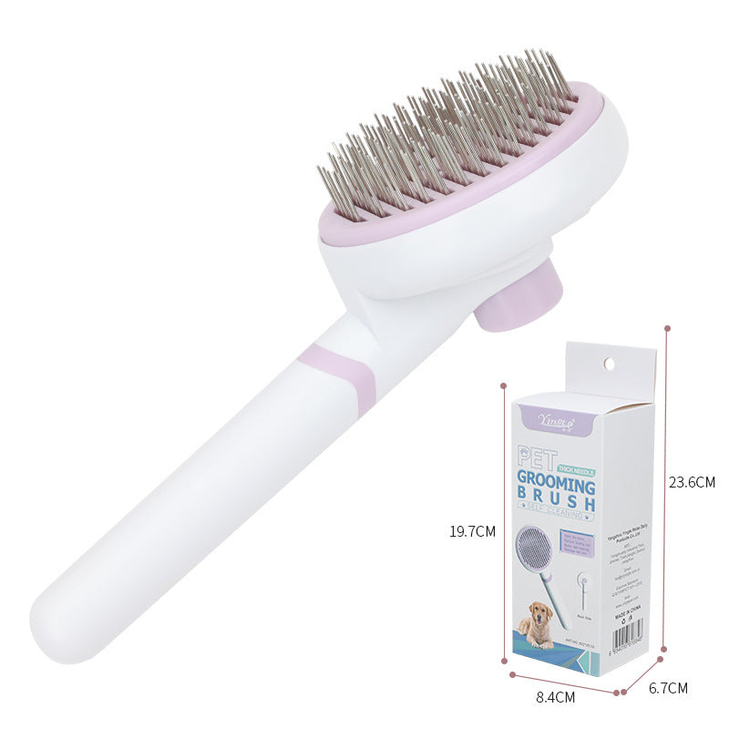 KFX-8505021 Pet Comb with Various Needle Types for Efficient Hair Cleaning for Cats