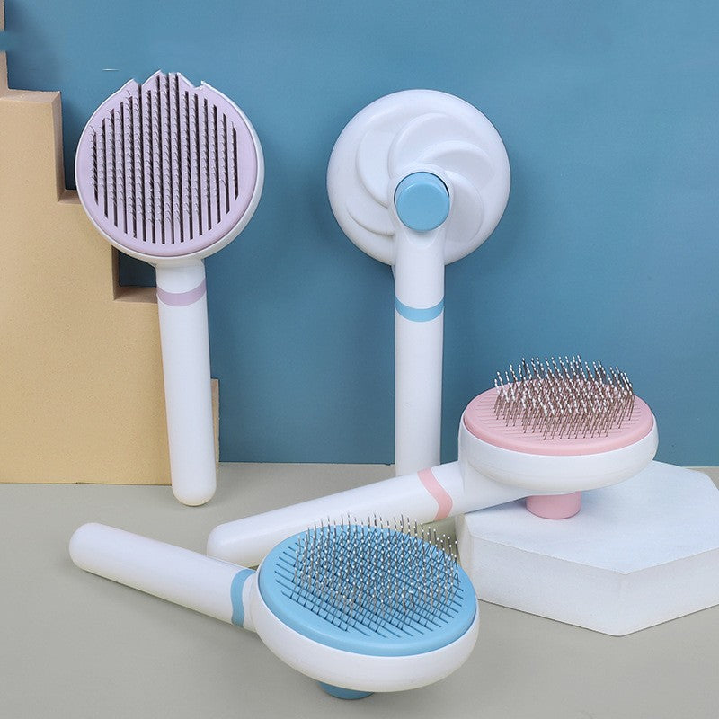 KFX-8505021 Pet Comb with Various Needle Types for Efficient Hair Cleaning for Cats