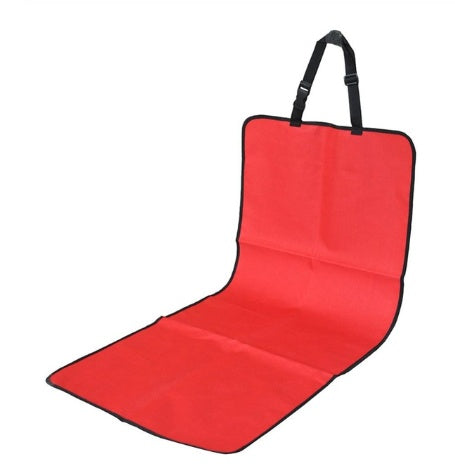 KFX-8505277 Waterproof Dog Car Seat Cover - Oxford Fabric Mat for Pets in Blue, Red, or Black