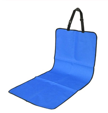 KFX-8505277 Waterproof Dog Car Seat Cover - Oxford Fabric Mat for Pets in Blue, Red, or Black