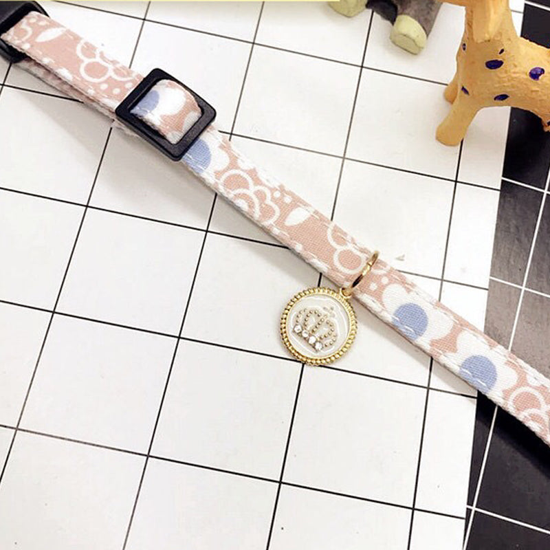 KFX-8505405 Pet Floral Collar for Cats, Dogs, and Rabbits - Lightly Adjustable, Multiple Sizes Available