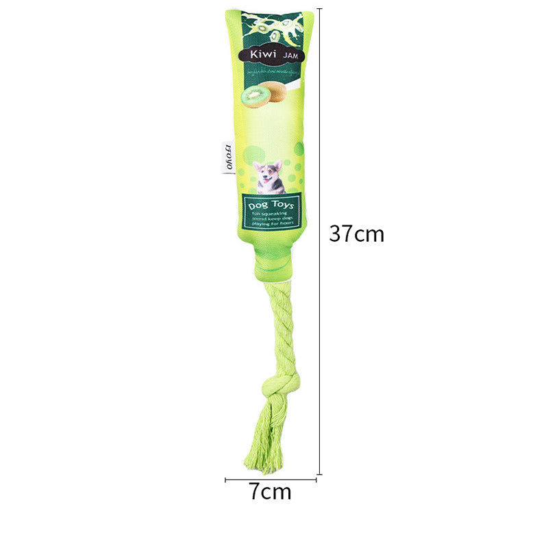 KFX-8510013 Durable Bite-Resistant Canvas Dog Toy for Effective Tooth Cleaning and Boredom Relief