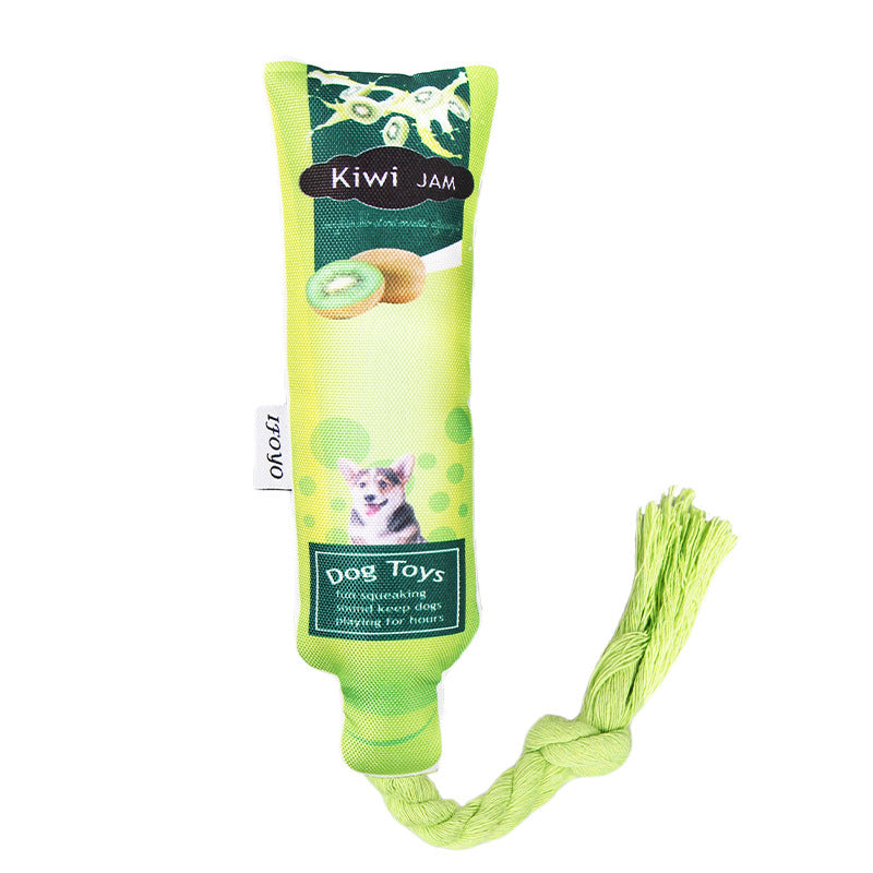 KFX-8510013 Durable Bite-Resistant Canvas Dog Toy for Effective Tooth Cleaning and Boredom Relief