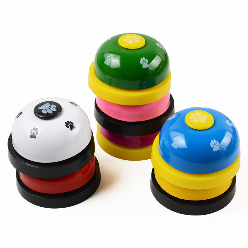KFX-8514621 Interactive Pet Ordering Bell - Bright Colors for Dogs and Cats, Mechanical Sound, No Battery Required