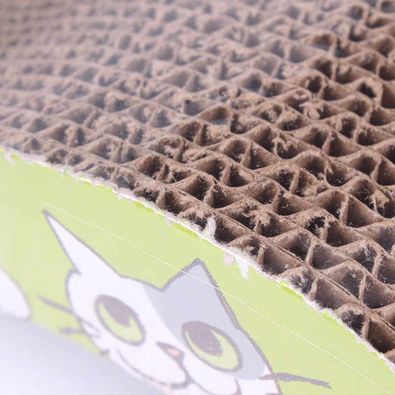 KFX-8515133 Cat Scratch Board - Durable Paper Material for Cats, 24 x 24 x 3 cm