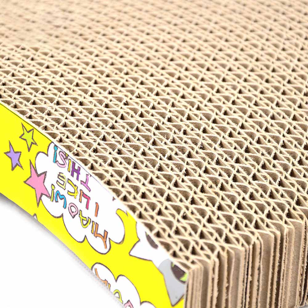 KFX-8515133 Cat Scratch Board - Durable Paper Material for Cats, 24 x 24 x 3 cm