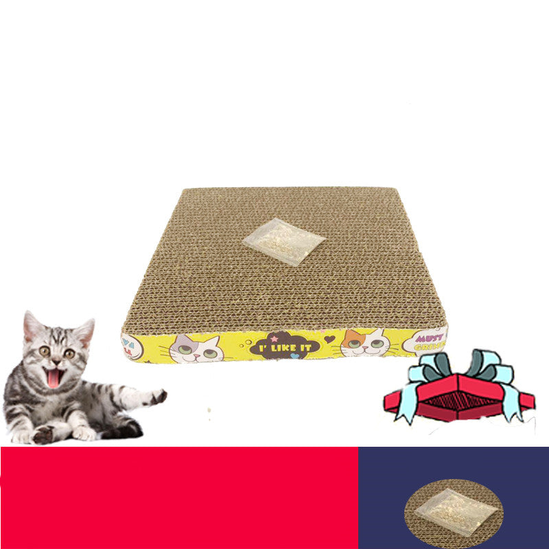 KFX-8515133 Cat Scratch Board - Durable Paper Material for Cats, 24 x 24 x 3 cm