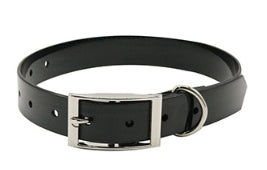 KFX-8516925 Durable Waterproof PVC Dog Collar with Zinc Alloy Buckle - Multiple Colors Available