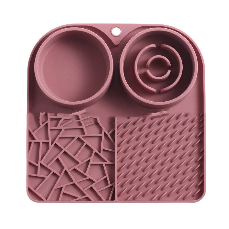 KFX-8520893 Silicone Pet Slow Feeder Mat with Strong Suction Cups for Cats - Available in Multiple Colors