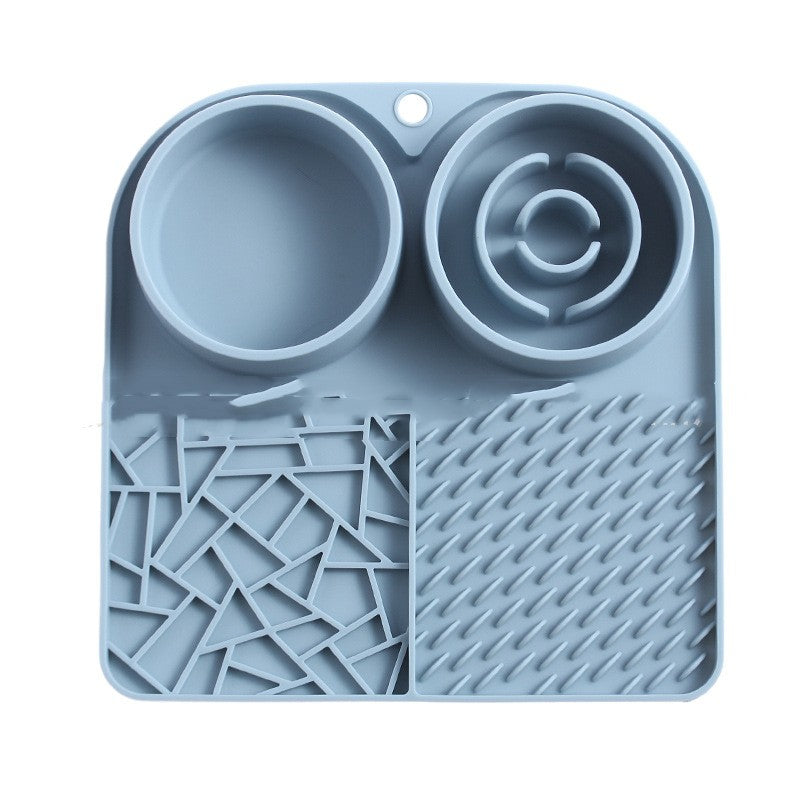 KFX-8520893 Silicone Pet Slow Feeder Mat with Strong Suction Cups for Cats - Available in Multiple Colors