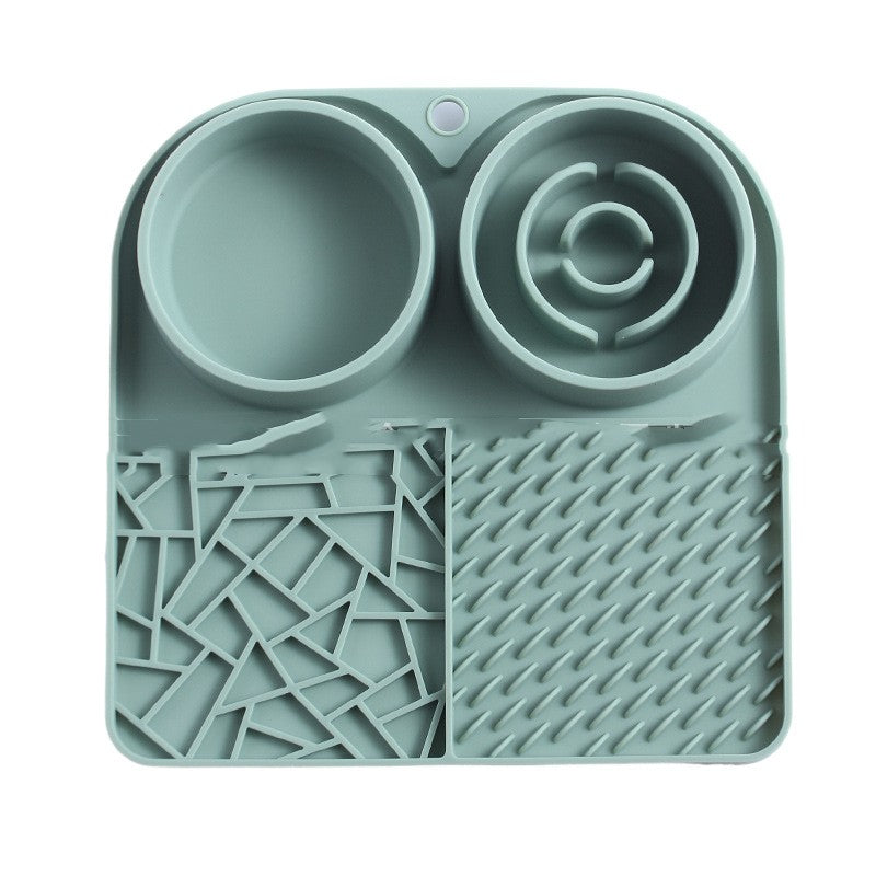 KFX-8520893 Silicone Pet Slow Feeder Mat with Strong Suction Cups for Cats - Available in Multiple Colors