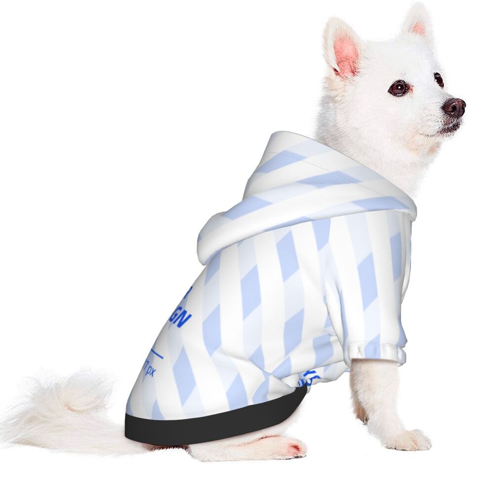 KFX-8524861 Cozy Hooded Sweater for Small Pets - Soft, Breathable Polyester Clothing
