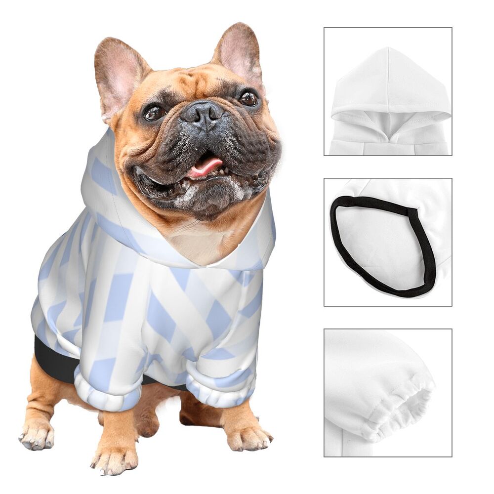 KFX-8524861 Cozy Hooded Sweater for Small Pets - Soft, Breathable Polyester Clothing