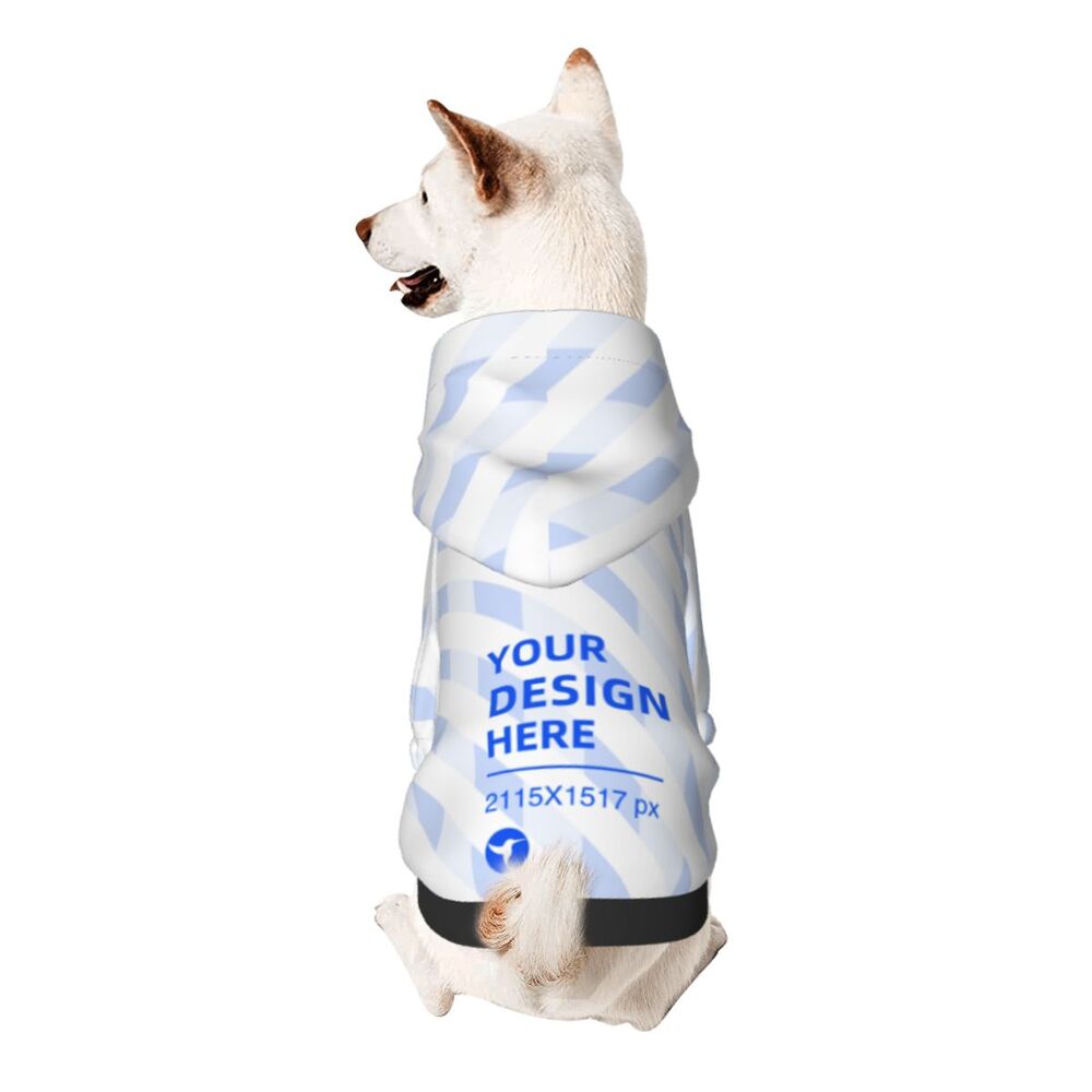 KFX-8524861 Cozy Hooded Sweater for Small Pets - Soft, Breathable Polyester Clothing