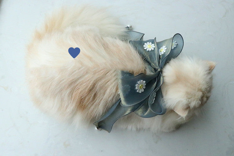 KFX-8528445 Mermaid-Inspired Cat and Dog Collar Headdress in Multiple Colors