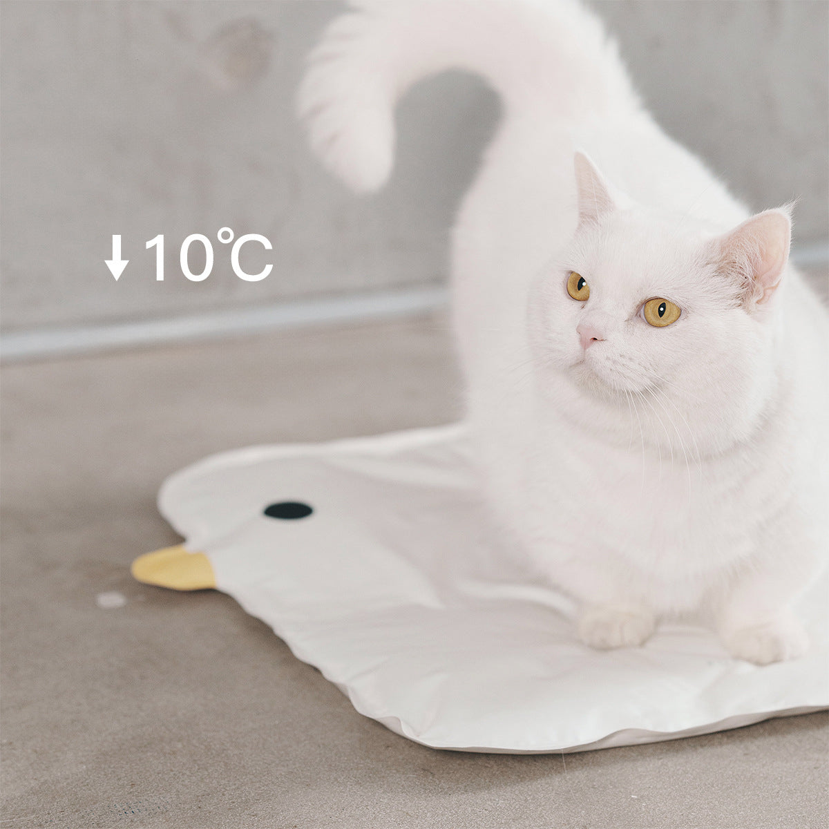 KFX-8533693 Cooling Pet Mat for Dogs and Cats - Washable Non-Stick Hair Sleeping Pad, Durable Summer Bed for Home and Travel