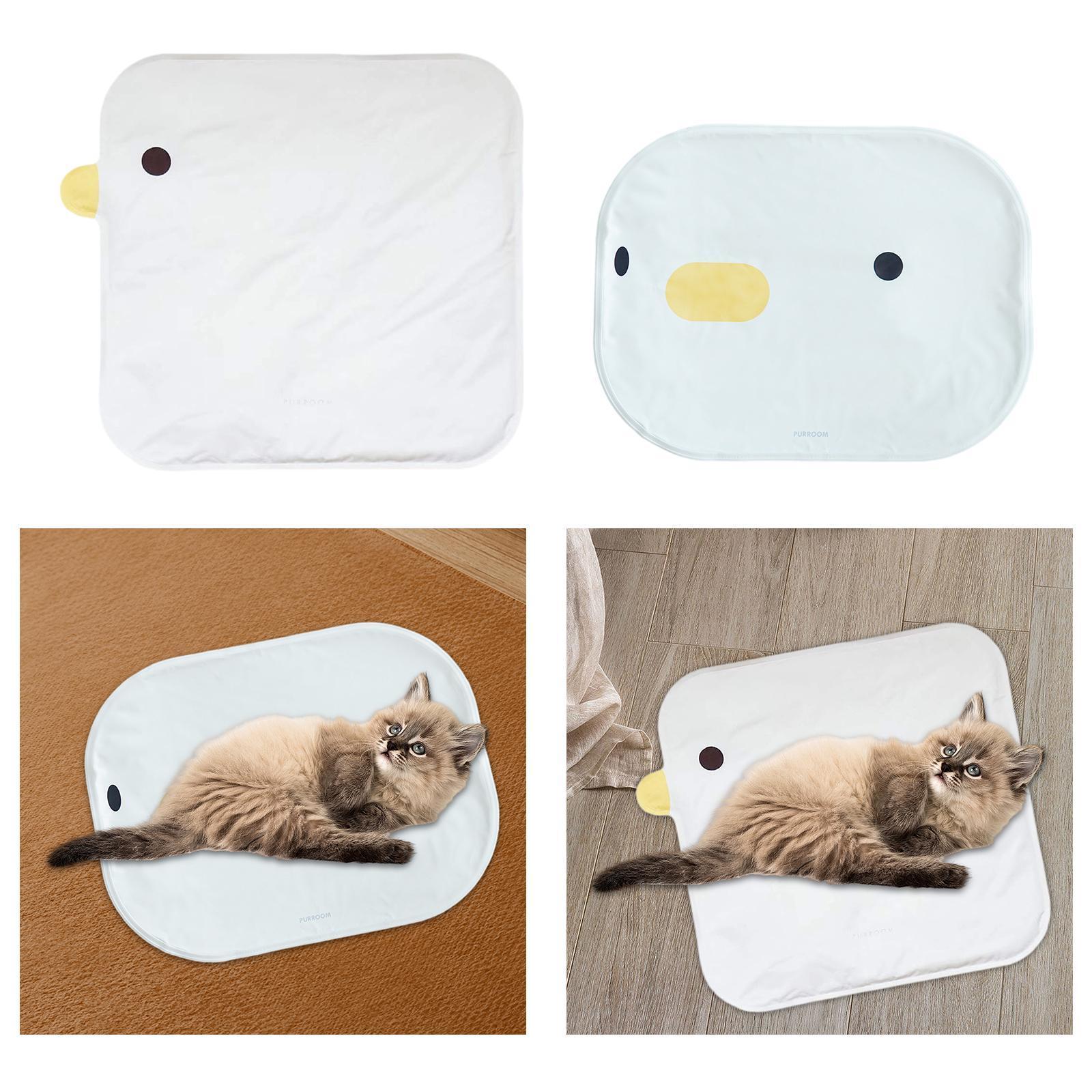 KFX-8533693 Cooling Pet Mat for Dogs and Cats - Washable Non-Stick Hair Sleeping Pad, Durable Summer Bed for Home and Travel