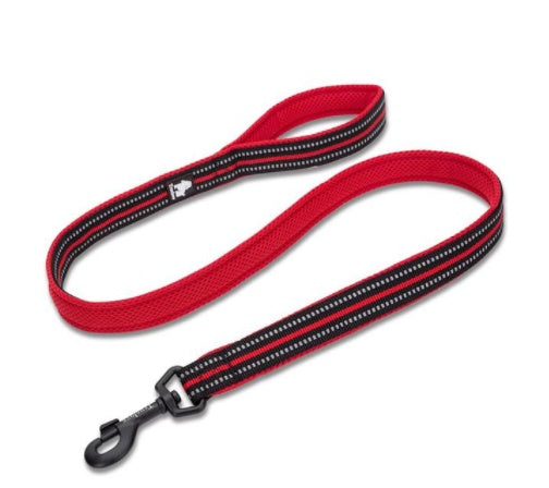 KFX-8541757 Nylon Dog Leash with Soft Mesh Lining and Reflective Accents, 110cm Length