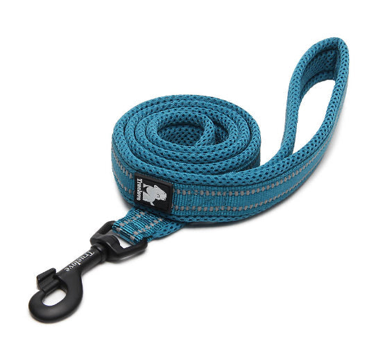 KFX-8541757 Nylon Dog Leash with Soft Mesh Lining and Reflective Accents, 110cm Length