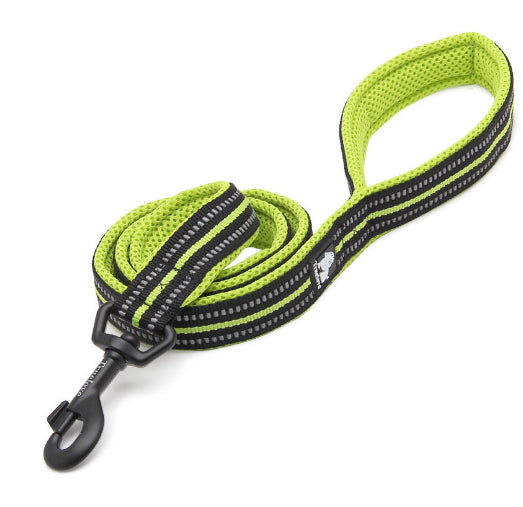 KFX-8541757 Nylon Dog Leash with Soft Mesh Lining and Reflective Accents, 110cm Length